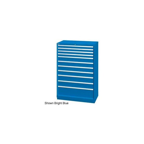 Lista International Lista 40-1/4"W Cabinet, 11 Drawer, 162 Compart - Bright Blue, Keyed Alike XSHS1350-1103BBKA - main
